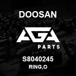 S8040245 Doosan RING,O | AGA Parts