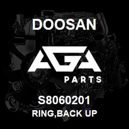 S8060201 Doosan RING,BACK UP | AGA Parts