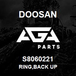 S8060221 Doosan RING,BACK UP | AGA Parts