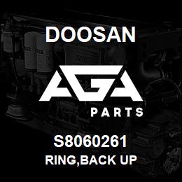 S8060261 Doosan RING,BACK UP | AGA Parts