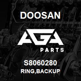 S8060280 Doosan RING,BACKUP | AGA Parts