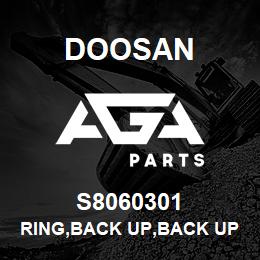 S8060301 Doosan RING,BACK UP,BACK UP | AGA Parts