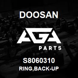 S8060310 Doosan RING,BACK-UP | AGA Parts