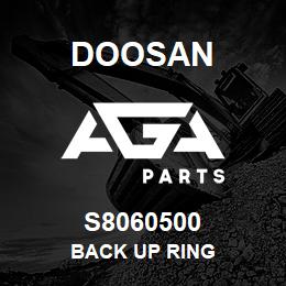 S8060500 Doosan BACK UP RING | AGA Parts