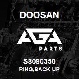 S8090350 Doosan RING,BACK-UP | AGA Parts