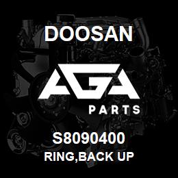 S8090400 Doosan RING,BACK UP | AGA Parts