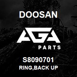 S8090701 Doosan RING,BACK UP | AGA Parts