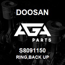 S8091150 Doosan RING,BACK UP | AGA Parts