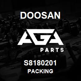 S8180201 Doosan PACKING | AGA Parts