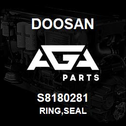 S8180281 Doosan RING,SEAL | AGA Parts