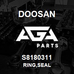 S8180311 Doosan RING,SEAL | AGA Parts