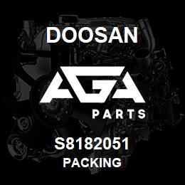 S8182051 Doosan PACKING | AGA Parts