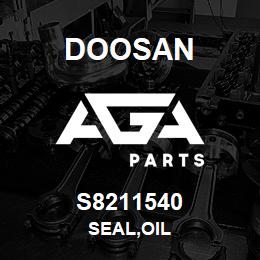 S8211540 Doosan SEAL,OIL | AGA Parts