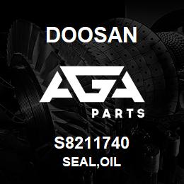 S8211740 Doosan SEAL,OIL | AGA Parts