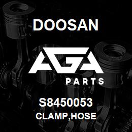 S8450053 Doosan CLAMP,HOSE | AGA Parts