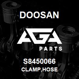 S8450066 Doosan CLAMP,HOSE | AGA Parts