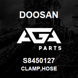 S8450127 Doosan CLAMP,HOSE | AGA Parts