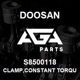 S8500118 Doosan CLAMP,CONSTANT TORQUE | AGA Parts