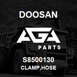 S8500130 Doosan CLAMP,HOSE | AGA Parts