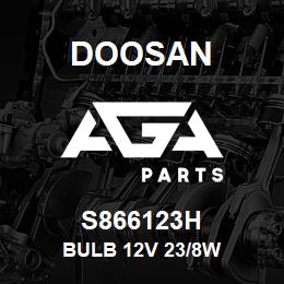 S866123H Doosan BULB 12V 23/8W | AGA Parts