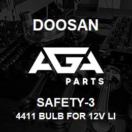 SAFETY-3 Doosan 4411 BULB FOR 12V LIGHT AS. | AGA Parts