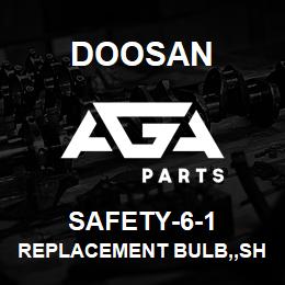 SAFETY-6-1 Doosan REPLACEMENT BULB,,SHORT STROBE,OFFSET | AGA Parts