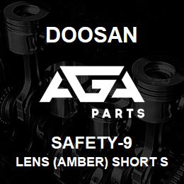 SAFETY-9 Doosan LENS (AMBER) SHORT STROBE | AGA Parts