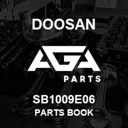 SB1009E06 Doosan PARTS BOOK | AGA Parts