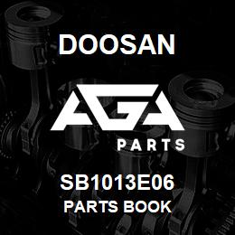 SB1013E06 Doosan PARTS BOOK | AGA Parts