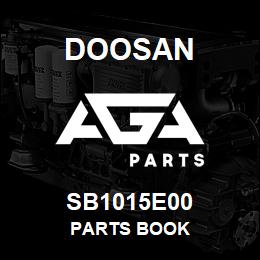 SB1015E00 Doosan PARTS BOOK | AGA Parts