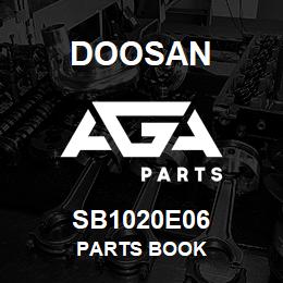 SB1020E06 Doosan PARTS BOOK | AGA Parts