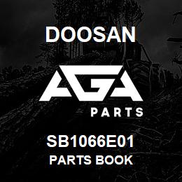 SB1066E01 Doosan PARTS BOOK | AGA Parts