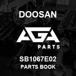 SB1067E02 Doosan PARTS BOOK | AGA Parts