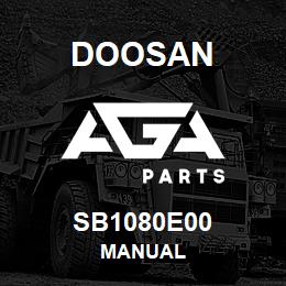 SB1080E00 Doosan MANUAL | AGA Parts