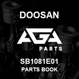 SB1081E01 Doosan PARTS BOOK | AGA Parts