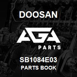 SB1084E03 Doosan PARTS BOOK | AGA Parts