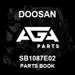 SB1087E02 Doosan PARTS BOOK | AGA Parts