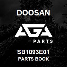 SB1093E01 Doosan PARTS BOOK | AGA Parts