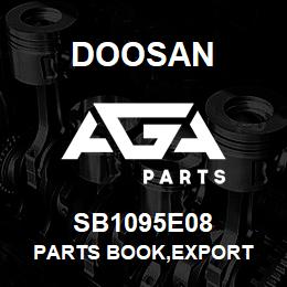 SB1095E08 Doosan PARTS BOOK,EXPORT | AGA Parts