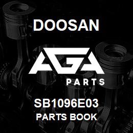 SB1096E03 Doosan PARTS BOOK | AGA Parts