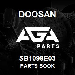 SB1098E03 Doosan PARTS BOOK | AGA Parts