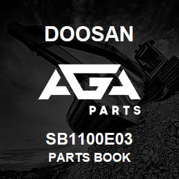 SB1100E03 Doosan PARTS BOOK | AGA Parts