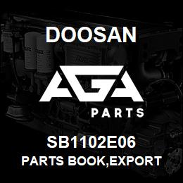 SB1102E06 Doosan PARTS BOOK,EXPORT | AGA Parts