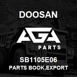 SB1105E06 Doosan PARTS BOOK,EXPORT | AGA Parts