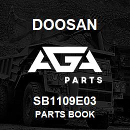 SB1109E03 Doosan PARTS BOOK | AGA Parts