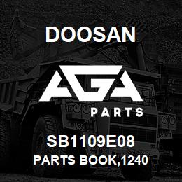 SB1109E08 Doosan PARTS BOOK,1240 | AGA Parts