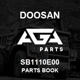 SB1110E00 Doosan PARTS BOOK | AGA Parts