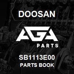 SB1113E00 Doosan PARTS BOOK | AGA Parts