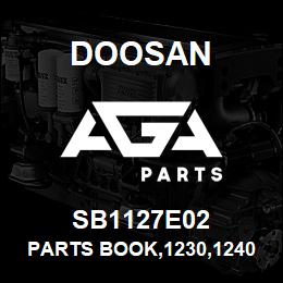 SB1127E02 Doosan PARTS BOOK,1230,1240 | AGA Parts