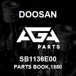 SB1136E00 Doosan PARTS BOOK,1880 | AGA Parts